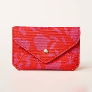 Kate Spade New York x Target Pink/Red Classic Rose Envelope Card Case